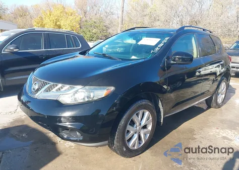 2014 Nissan Murano Sl из США, поврежденный, VIN JN8AZ1MW3EW512794